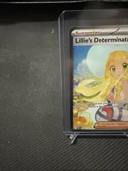 Pokemon TCG Lillie's Determination SIR 184/132 Mega Evolution Secret Rare NM ENG - Image 2