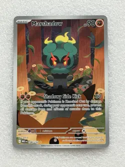 Pokemon Marshadow 146/132 Me01: Mega Evolution Illustration Rare Holo 2025 - Image 1