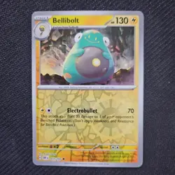 Pokemon TCG Bellibolt Sv03: Obsidian Flames 077/197 Reverse Holo Uncommon - Image 1