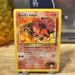Brock’s Vulpix 37/132 Pokemon TCG Gym Challenge - with WOTC Stamp - Image 1
