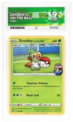 ACE 9 - Grookey On The Ball 003/005 Promo 2020 Pokemon TCG - Image 1