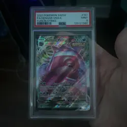 Pokemon SWSH Full Art Gengar VMAX #157 Fusion Strike PSA 9 - Image 1