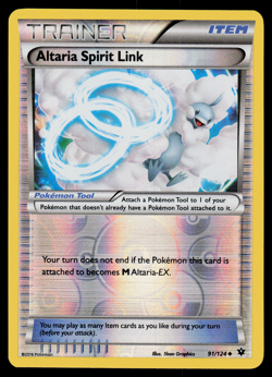 Pokemon - XY - Fates Collide Altaria Spirit Link 91/124 Reverse Holo - NM - Image 1