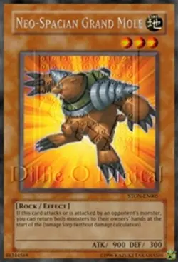 Moderately Played Neo-Spacian Grand Mole - HL07-EN002 - Parallel Rare - Limited - Image 1