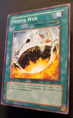 Yu-Gi-Oh! Mystik Wok AST-036 Ancient Sanctuary Vintage 1st Edition - Image 3