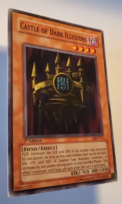 Yu-Gi-Oh! Castle of Dark Illusions MRD-073 1st Edition Vintage (2002) Near Mint - Image 2