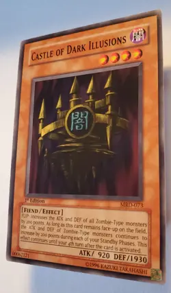 Yu-Gi-Oh! Castle of Dark Illusions MRD-073 1st Edition Vintage (2002) Near Mint - Image 4