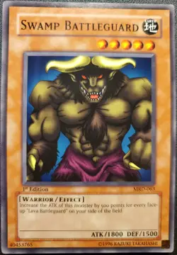 Yu-Gi-Oh! Swamp Battleguard - MRD-063 - Metal Raiders 1st Edition NM - Image 1