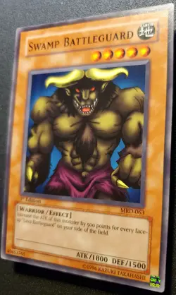 Yu-Gi-Oh! Swamp Battleguard - MRD-063 - Metal Raiders 1st Edition NM - Image 3