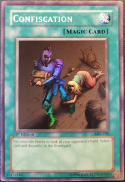 Yu-Gi-Oh! Confiscation - MRL-038 - Magic Ruler 1st Edition Vintage (2002) NM - Image 1