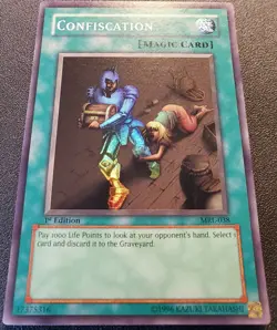 Yu-Gi-Oh! Confiscation - MRL-038 - Magic Ruler 1st Edition Vintage (2002) NM - Image 2