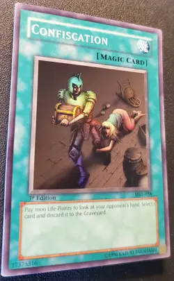 Yu-Gi-Oh! Confiscation - MRL-038 - Magic Ruler 1st Edition Vintage (2002) NM - Image 3