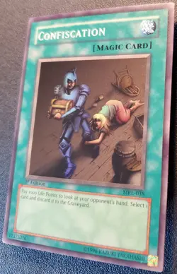 Yu-Gi-Oh! Confiscation - MRL-038 - Magic Ruler 1st Edition Vintage (2002) NM - Image 4