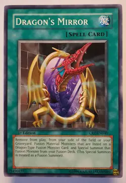 Yu-Gi-Oh! Dragon's Mirror CRV-EN040 Cybernetic Revolution Vintage 2005 1st Ed NM - Image 1