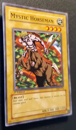 Yu-Gi-Oh! Mystic Horseman - MRD-076 - Metal Raiders Vintage 2002 1st Edition NM - Image 2