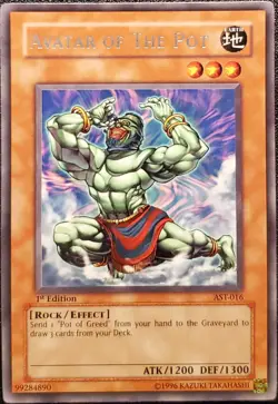 Yu-Gi-Oh! Avatar of the Pot AST-016 Ancient Sanctuary 1st Edition NM - Image 1