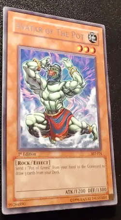 Yu-Gi-Oh! Avatar of the Pot AST-016 Ancient Sanctuary 1st Edition NM - Image 2