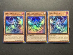 3x Snake-Eye Ash | AGOV-EN007 | Super Rares | NM | 1st Edition | YuGiOh! - Image 1