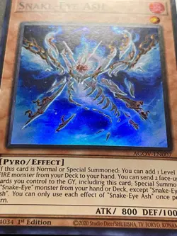 3x Snake-Eye Ash | AGOV-EN007 | Super Rares | NM | 1st Edition | YuGiOh! - Image 2
