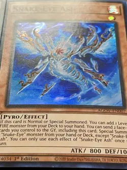 3x Snake-Eye Ash | AGOV-EN007 | Super Rares | NM | 1st Edition | YuGiOh! - Image 4
