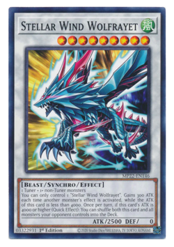 x3 Stellar Wind Wolfrayet MP22-EN146 Common YuGiOh - Image 1