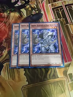 3X Broww, Huntsman of Dark World (SR13-EN011) - Common - 1st Edition NM Yugioh - Image 1