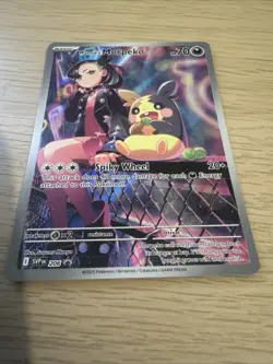 Pokemon Marnies Morpeko TCG Illustration Art Card 206 Black Star Promo - Image 4