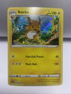 Pokemon TCG Raichu Trading Card Game Classic CLC 009/034 Holo Card - Image 1