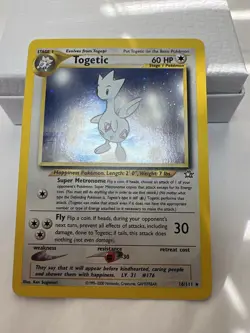Togetic Holo 16/111 Neo Genesis 2000 WotC Vintage Pokemon Card - Authentic - Image 1