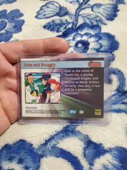 LP/NM Cute and Snuggly SNAP 03 - 2001 Topps Johto SCREEN SNAPS! - POKEMON CARD - Image 2