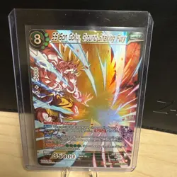 Dragon Ball Super Card Game SS Son Goku, Ground-Shaking Fury BT24-062 Super Rare - Image 1