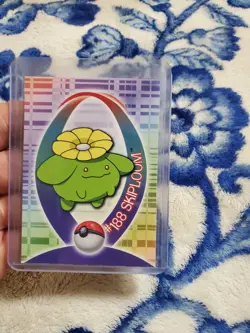Skiploom 2001 Topps Pokemon TV Animation Johto Sticker Card #188 32 of 62 - Image 1