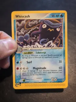 POKEMON TCG CARDS WHISCASH + BARBOACH 48/97 EX DRAGON NM/VLP - Image 2