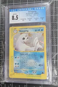 CGC 8.5 Dewgong 2003 Skyridge H6/H32 Holo Pokemon Card - Image 1
