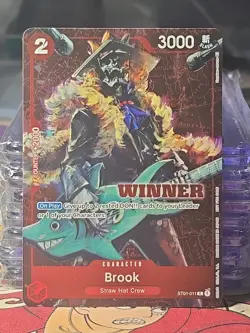 One Piece Card Game Tournament Pack Vol.4 Winner Brook ST01-011 - Image 1