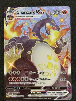 Charizard VMAX Shining Fates Full Art SV107/SV122 Pokemon Card 2021 - Image 1