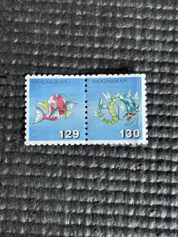 Magikarp Gyarados Pokemon Stamp Card Shogakukan Nintendo Japanese TCG S119-21 - Image 1