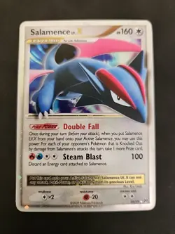 Pokemon Card Salamence LV. X 98/99 Arceus HOLO RARE - MP - Image 1