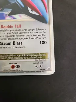 Pokemon Card Salamence LV. X 98/99 Arceus HOLO RARE - MP - Image 4