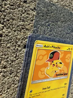 Ash's Pikachu SM110 Non-Holo Promo Pokemon the Movie Choose Your Card - Image 5