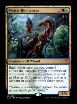 Master Biomancer LP Light Play Ravnica Clue MTG [7860] - Image 1