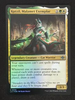 1x MTG Kutzil, Malamet Exemplar (Foil) - The Lost Caverns of Ixalan (LCI) #232 - Image 1