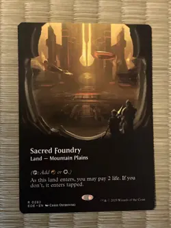 Sacred Foundry (Borderless) Edge of Eternities Regular NM - Image 1