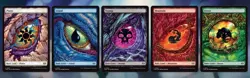 Dragon Eye Land Set - Set of 5 - Tarkir, Dragonstorm- MTG Magic - Image 1