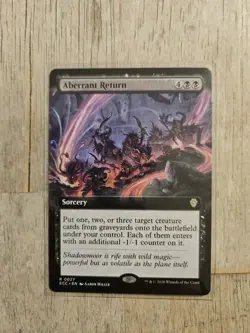 Aberrant Return (Extended Art) Commander: Lorwyn Eclipsed Regular - Image 1