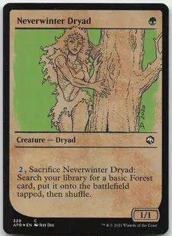 Neverwinter Dryad (Showcase) FOIL Adventures in the Forgotten Realms LP MTG - Image 1