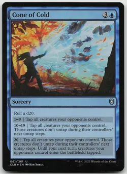 Cone of Cold FOIL Uncommon Commander Legends: Battle for Baldur's Gate LP MTG - Image 1