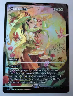 MTG - Lorwyn Eclipsed: Winnowing (Showcase) (0382) - Mythic Foil - Near Mint - Image 1