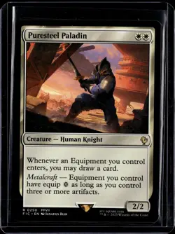 Puresteel Paladin - 250 - FIC - NM - MTG Magic the Gathering - Image 1