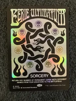 Magic The Gathering MTG - Eerie Ultimatum Foil - Secret Lair Countdown Kit - Image 1